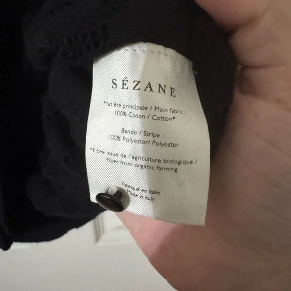Sézane Philippe black cardigan - Picture 6 of 8